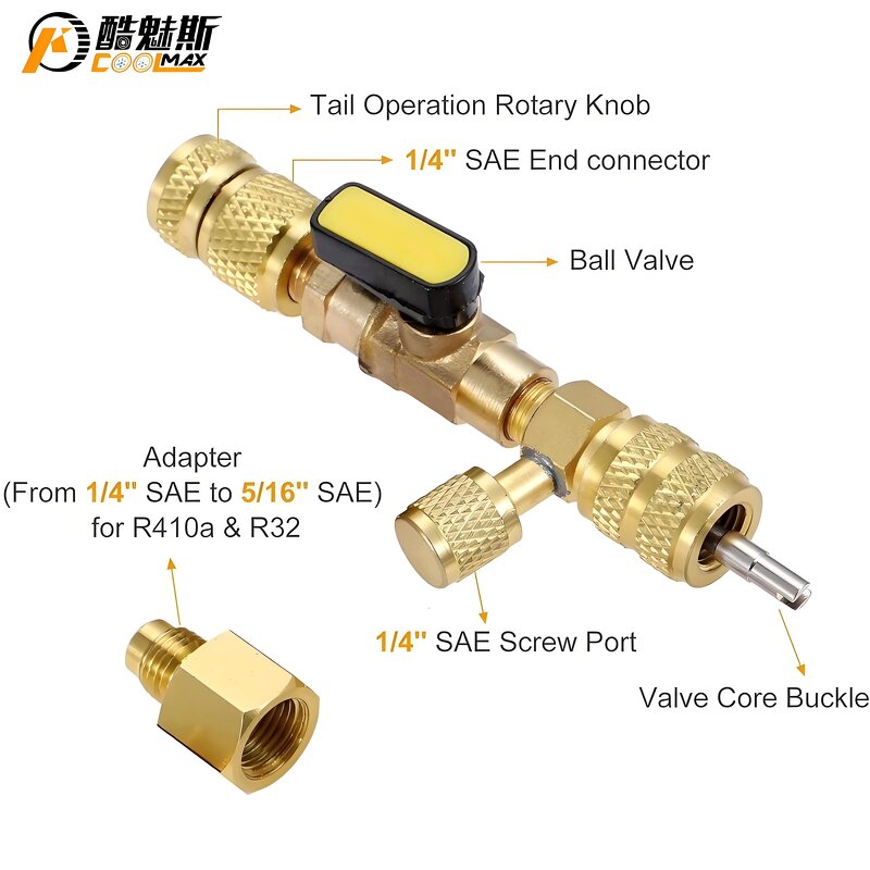 HVAC Valve Core Tool Kit Manufacturer - Ball Valve Removal Wrench