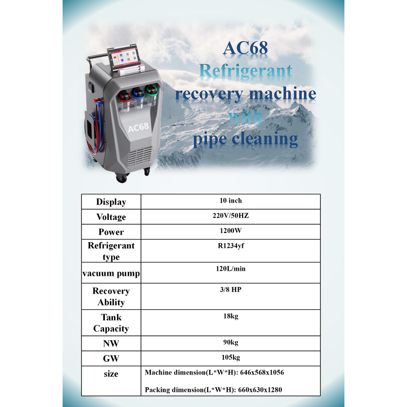 Refrigerant Recovery Machine Manufacturer - Leak Detection Charging