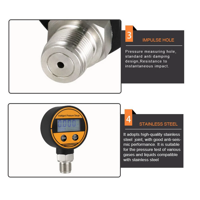 Digital Pressure Gauge Manufacturer - LCD Display Hydraulic Gauge