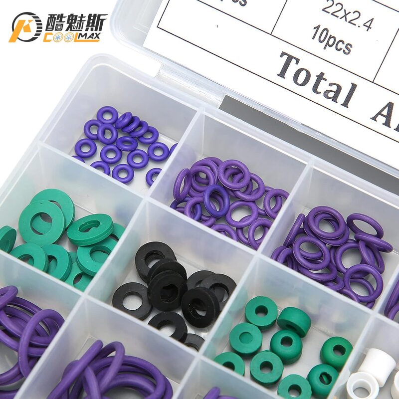 AC Compressor Seal Rings Kit Factory - 270pcs Purple NBR