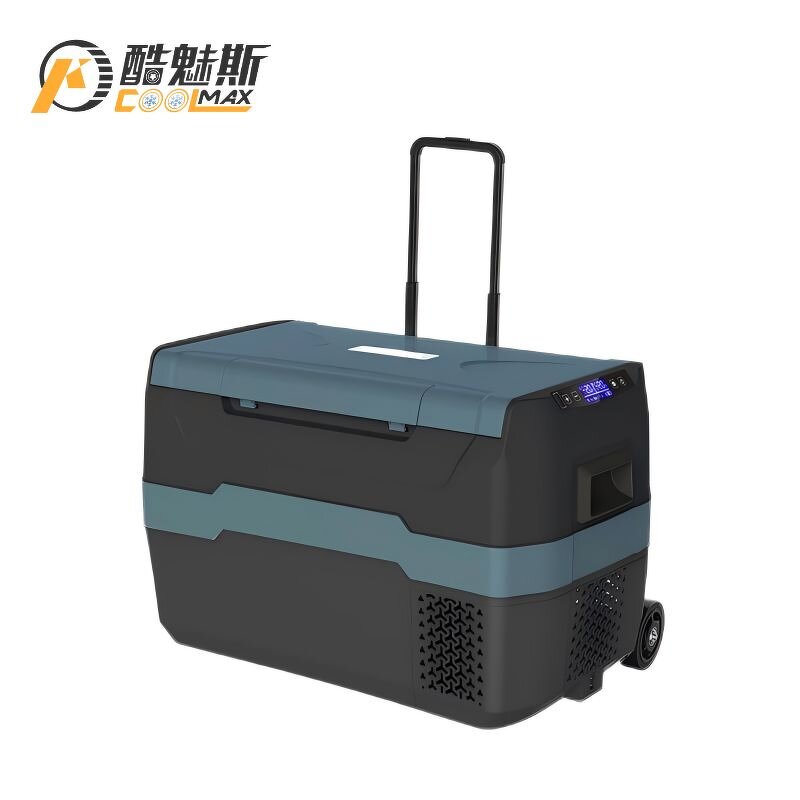 Portable Car Refrigerator Factory - 50L DC Compressor White Black