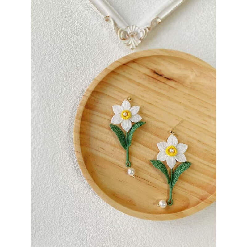 Crochet Earring Manufacturer - OEM/ODM Custom Cotton Flower Micro Hook