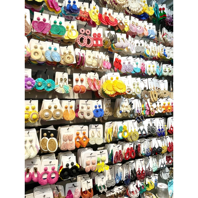 Crochet Earring Manufacturer - OEM/ODM Custom Raffia Tassel Boho Beach