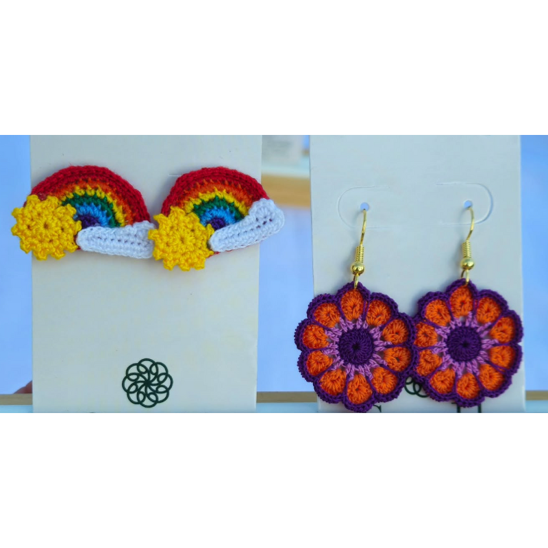 Crochet Earring Manufacturer - OEM/ODM Custom Boho Handcrafted Flower Jewelry