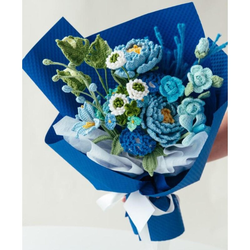 Crochet Bouquet Manufacturer - OEM/ODM Custom Handmade Tree Peony Gift