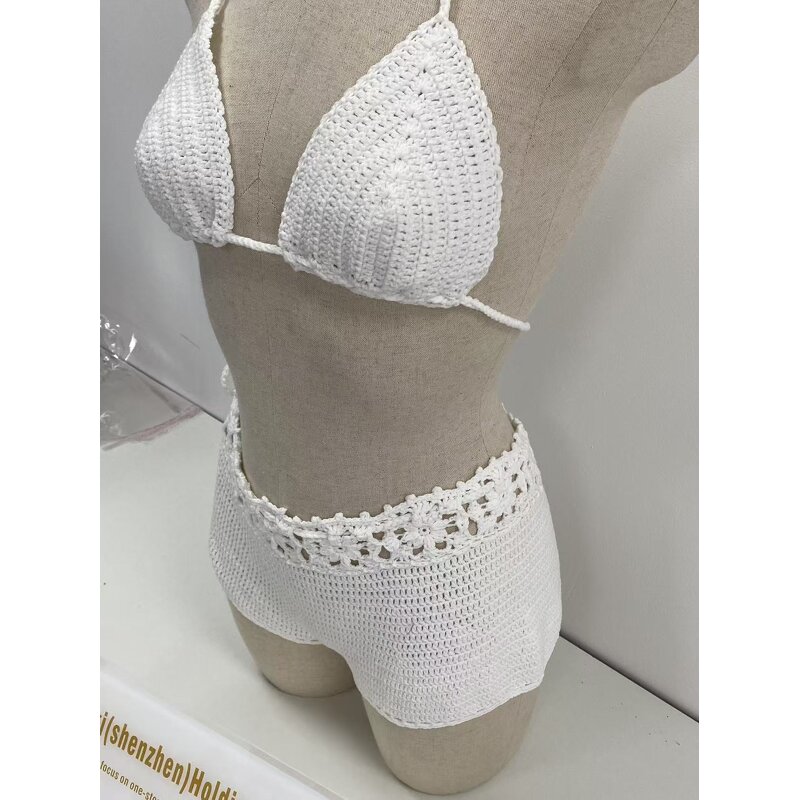 Bikini Top Manufacturer - OEM/ODM Custom Women's Hook Knitted Bikini