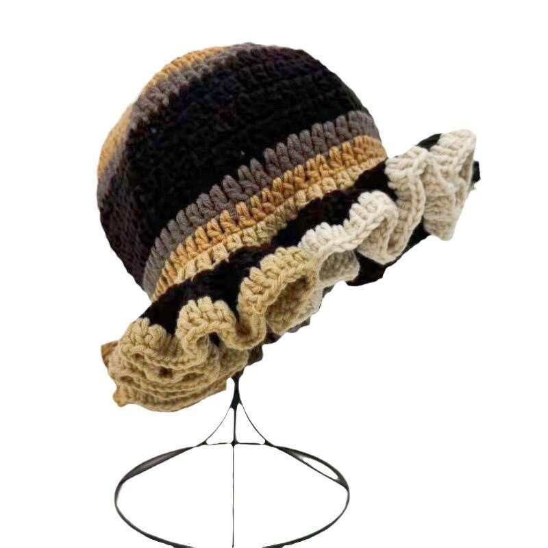 Bucket Hat Manufacturer - OEM/ODM Custom Handmade Crochet Ruffled Striped