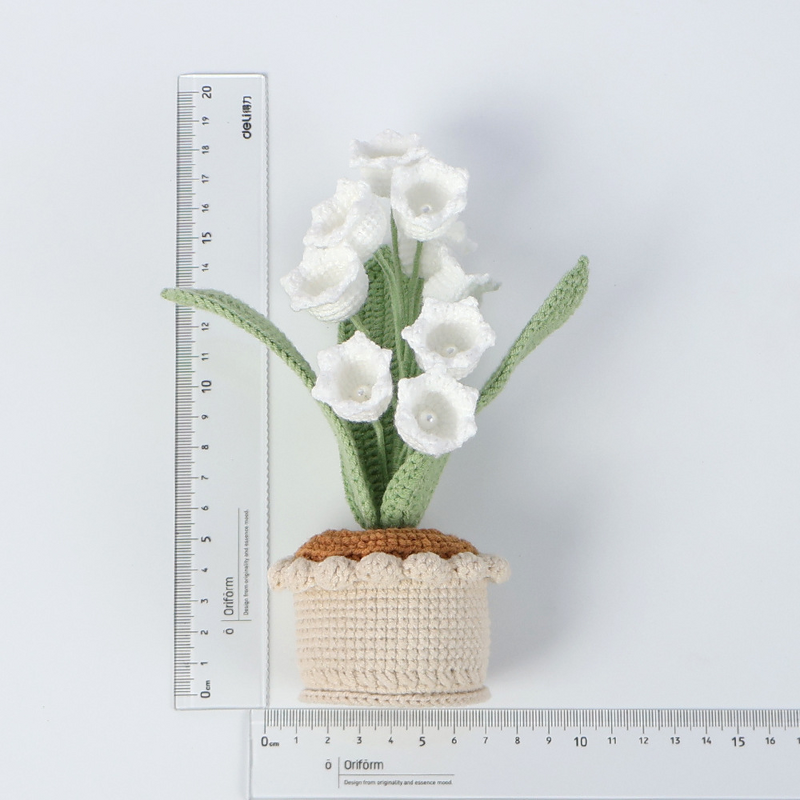 Crochet Flower Manufacturer - OEM/ODM Custom Lily Valley Wool Flowers