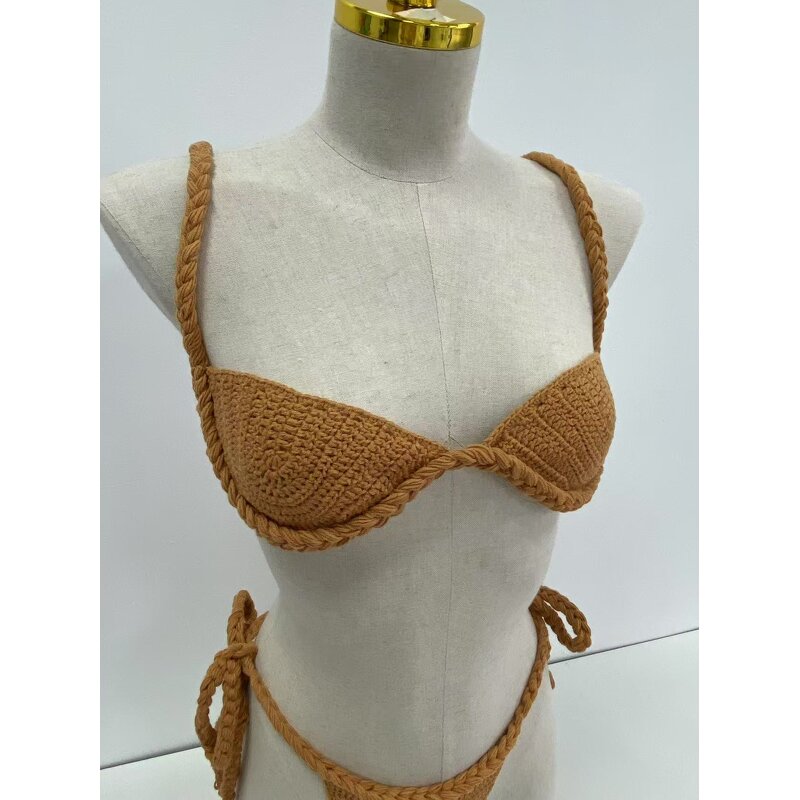 Crochet Bikini Set Manufacturer - OEM/ODM Custom Hand Hook Flower Swimsuit