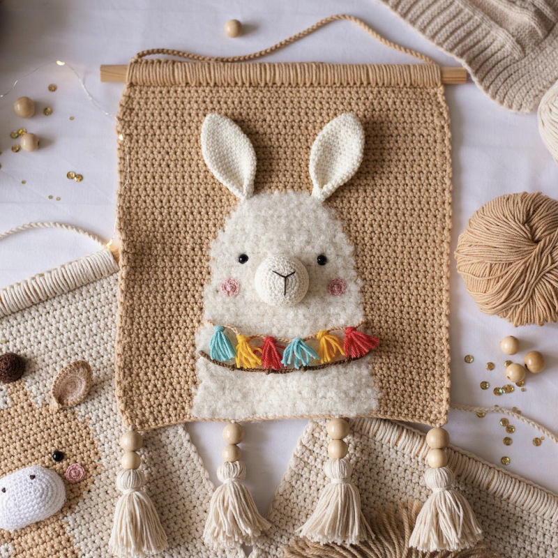 Wall Hanging Manufacturer - OEM/ODM Custom Crocheted Animal Wooden Bead