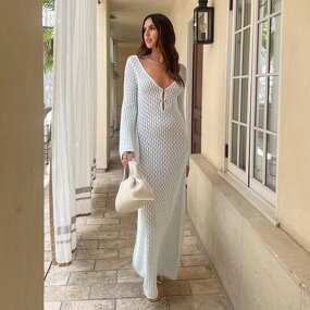 Beach Cover-Up Manufacturer - OEM/ODM Custom Women's Knitted Bikini Cover