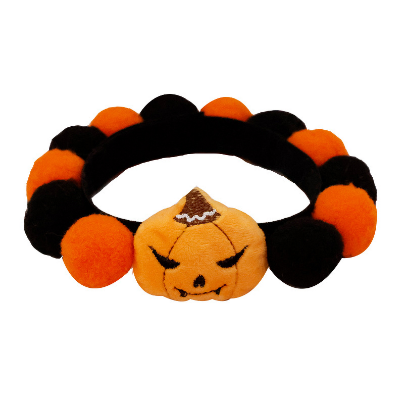 Pet Scarf Manufacturer - OEM/ODM Custom Pumpkin Ghost Dog Scarf Ball