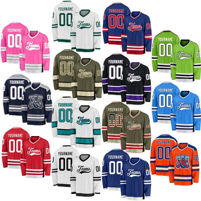 Hockey Jersey Manufacturer - OEM/ODM Custom Stitched Design Embroidery