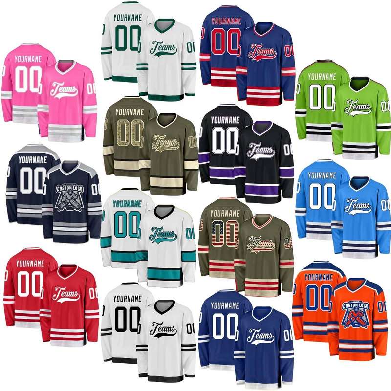 Hockey Jersey Manufacturer - OEM/ODM Custom Stitched Design Embroidery