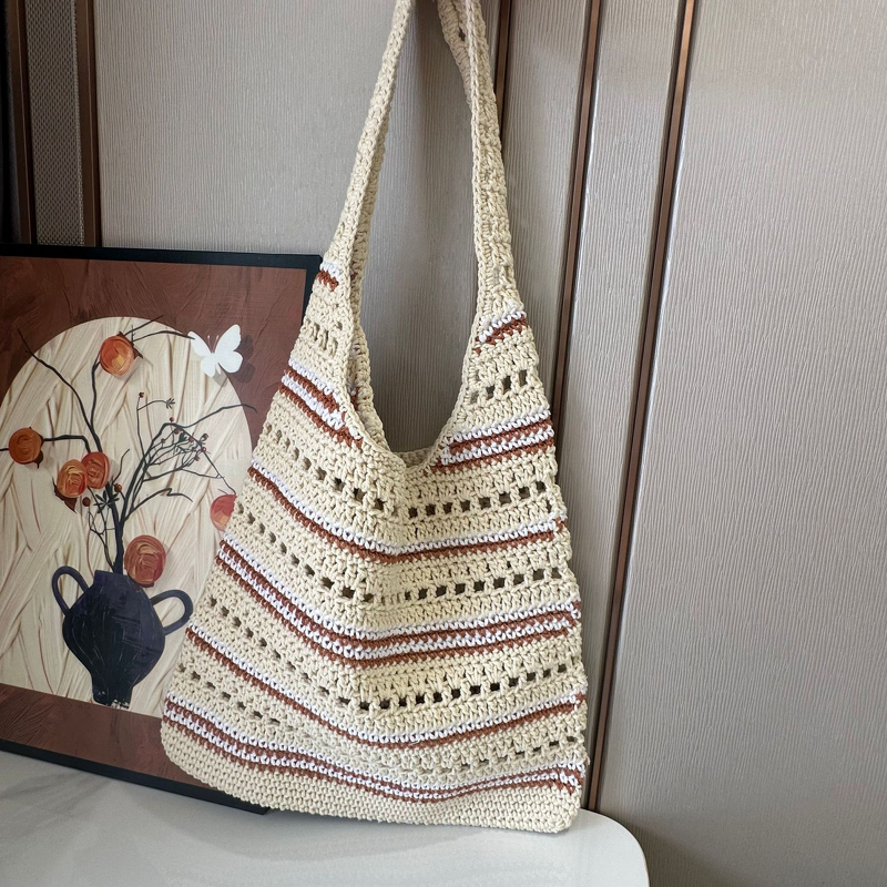 Crochet Bag Manufacturer - OEM/ODM Custom Retro Handmade Woven Beach Bag