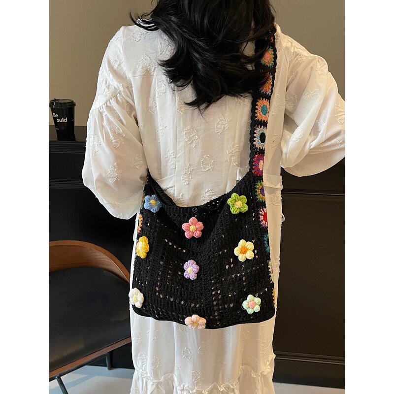 Shoulder Bag Manufacturer - OEM/ODM Custom Bohemian Hollow Knitted Bag