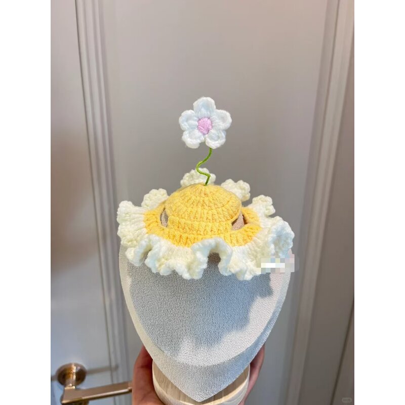 Pet Hat Manufacturer - OEM/ODM Custom Crochet Bucket Hat for Cat