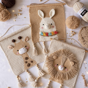 Wall Hanging Manufacturer - OEM/ODM Custom Crocheted Animal Wooden Bead