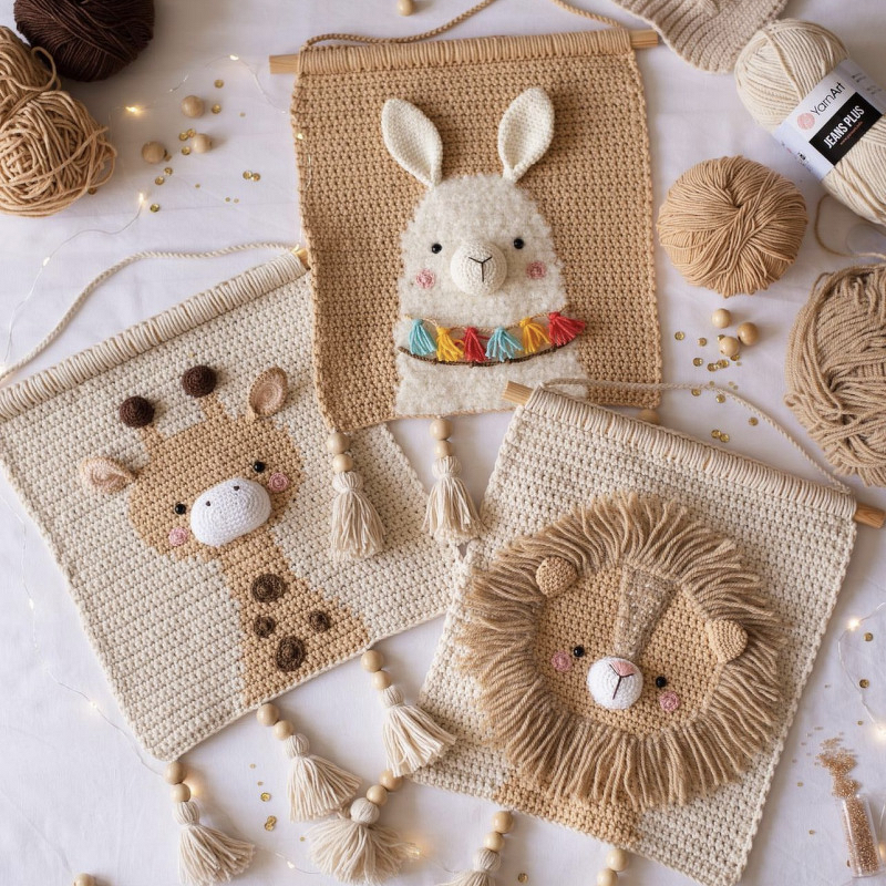 Wall Hanging Manufacturer - OEM/ODM Custom Crocheted Animal Wooden Bead