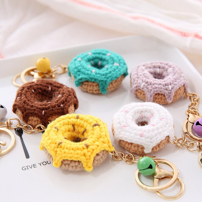Keychain Manufacturer - OEM/ODM Custom Crochet Ball Soft Fruit Pendant
