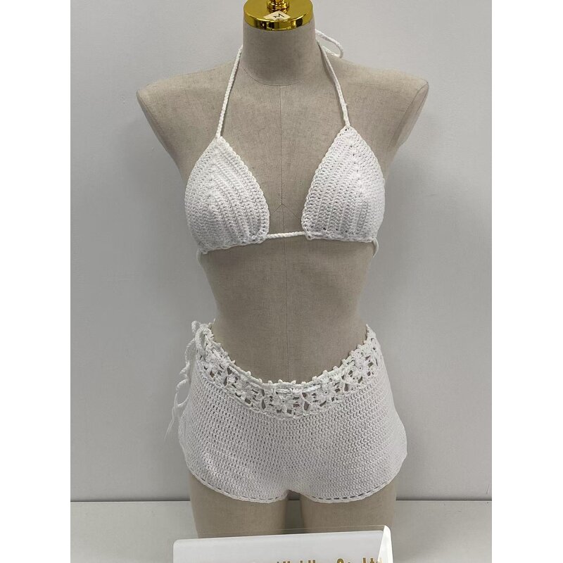 Bikini Top Manufacturer - OEM/ODM Custom Women's Hook Knitted Bikini