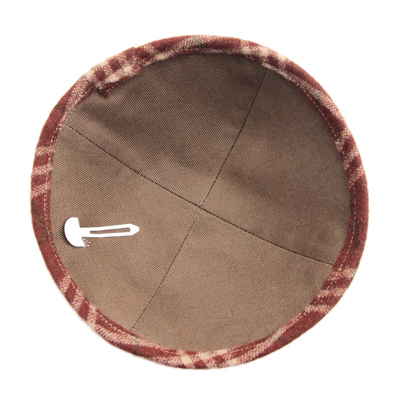 Kippa Manufacturer - OEM/ODM Custom Retro Red Pure Cotton Jewish