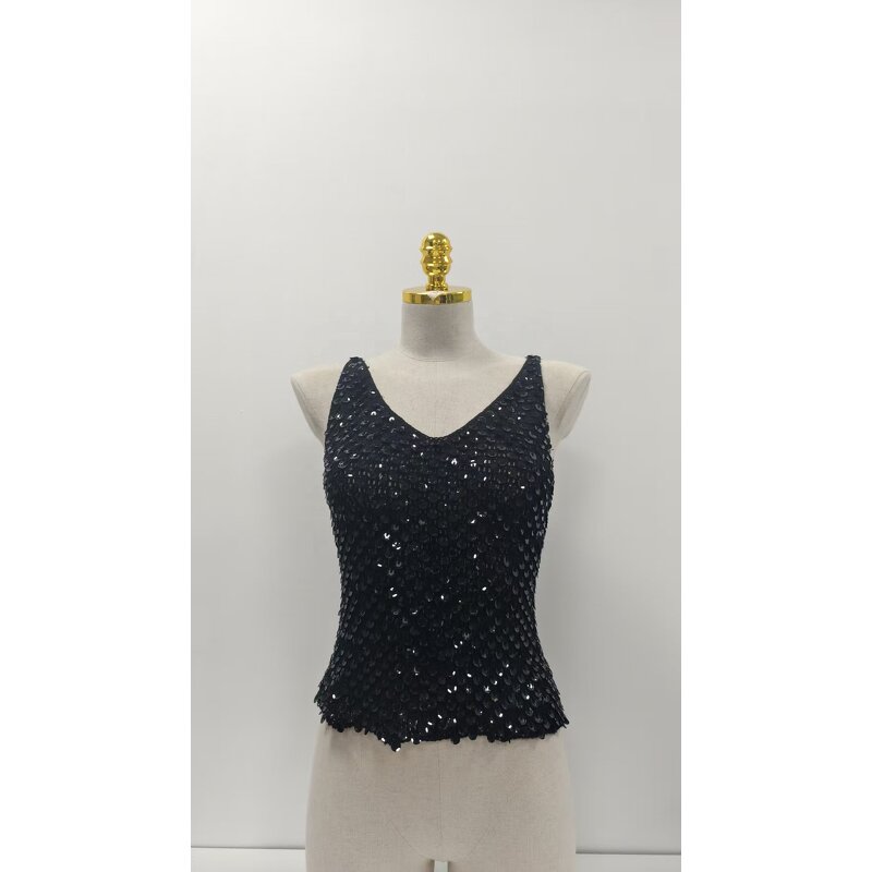 Crochet Camisole Manufacturer - OEM/ODM Custom Handmade Sequin Clothing