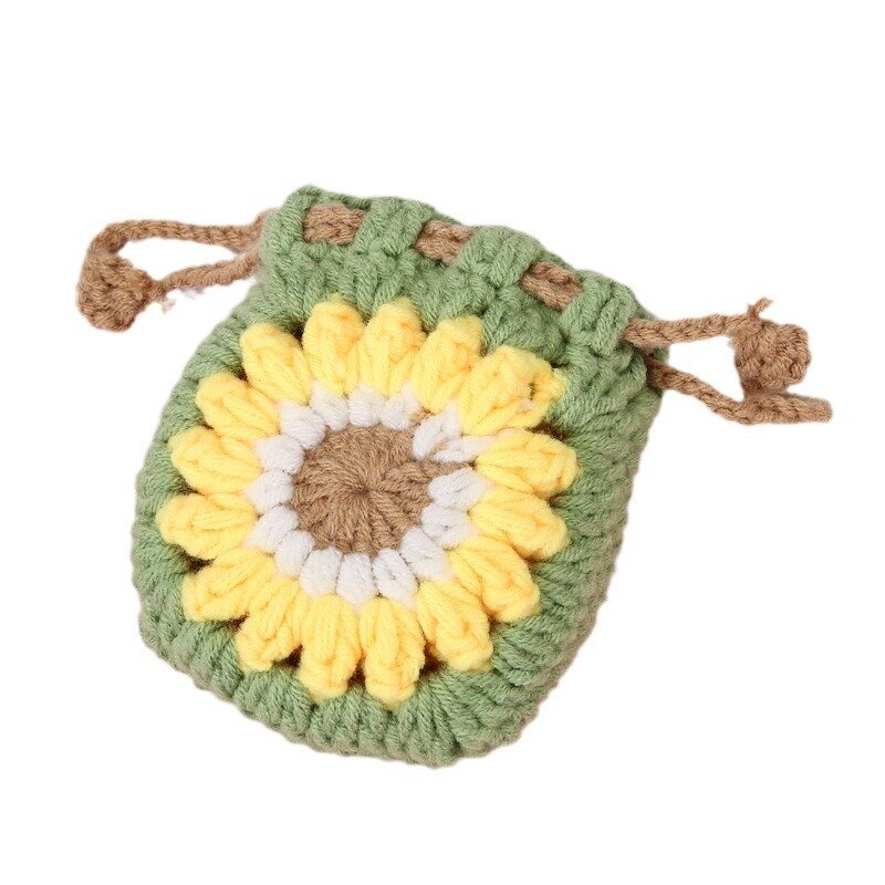 Headphone Bag Manufacturer - OEM/ODM Custom Camellia Sunflower Woven Case
