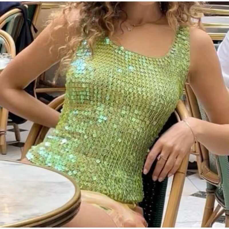 Crochet Top Manufacturer - OEM/ODM Custom Handmade Summer Midi Spaghetti