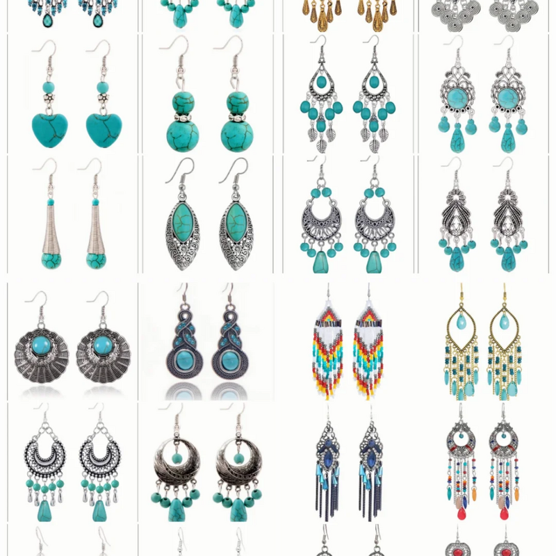 Dangle Earrings Manufacturer - OEM/ODM Custom Antique Alloy Chain Tassel