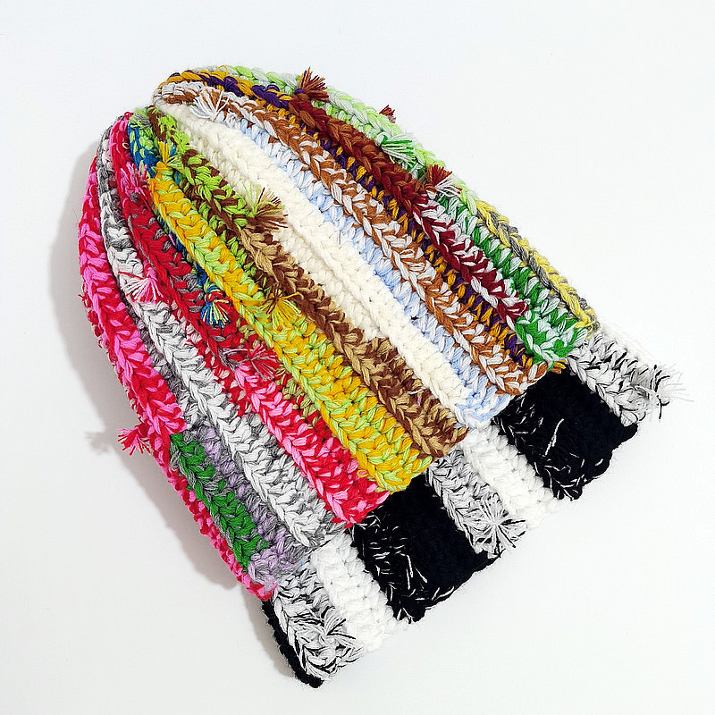 Knitted Hat Manufacturer - OEM/ODM Custom Unisex Tassel Crochet Winter Hat