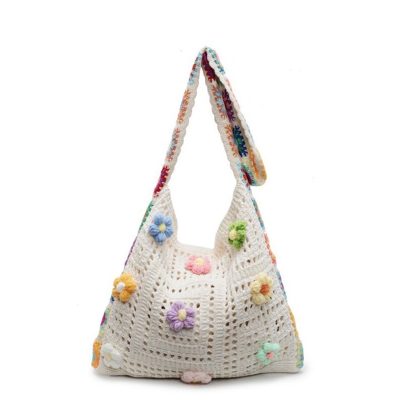 Shoulder Bag Manufacturer - OEM/ODM Custom Bohemian Hollow Knitted Bag
