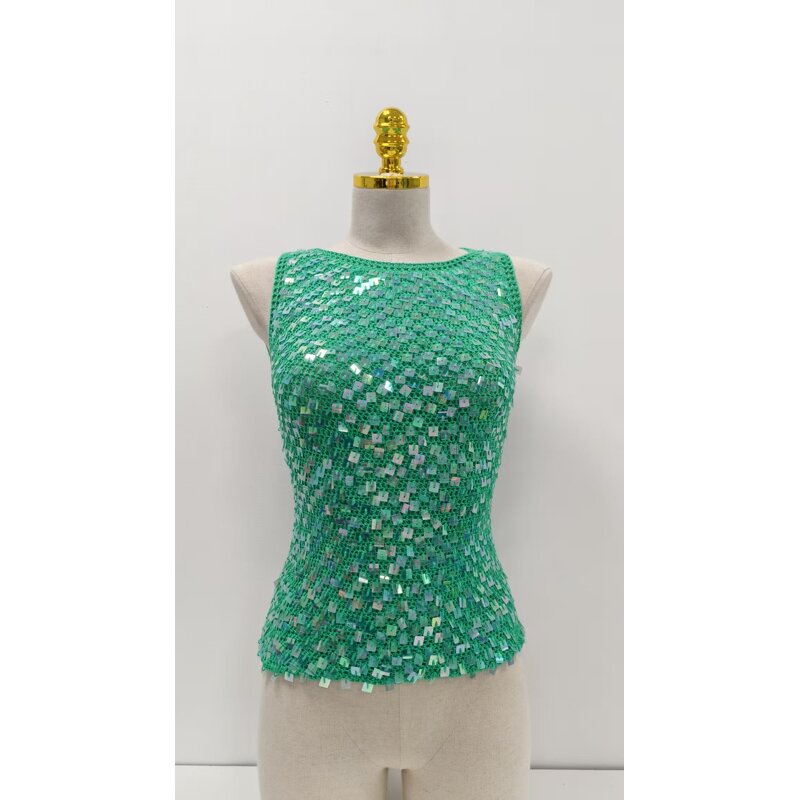 Crochet Camisole Manufacturer - OEM/ODM Custom Handmade Sequin Clothing
