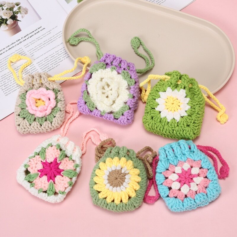 Headphone Bag Manufacturer - OEM/ODM Custom Camellia Sunflower Woven Case