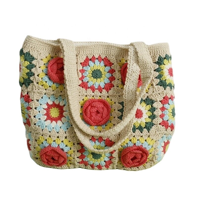 Shoulder Bag Manufacturer - OEM/ODM Custom Handmade Camellia Square Bag