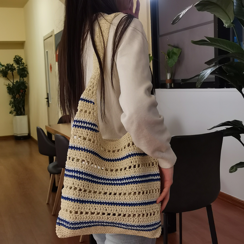 Crochet Bag Manufacturer - OEM/ODM Custom Retro Handmade Woven Beach Bag