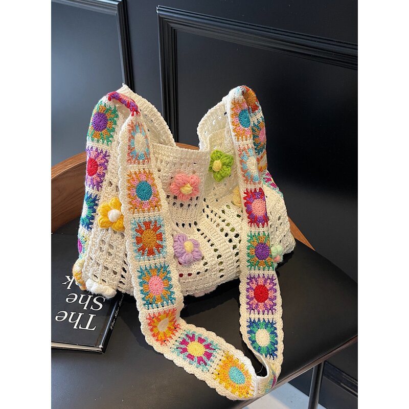 Shoulder Bag Manufacturer - OEM/ODM Custom Bohemian Hollow Knitted Bag