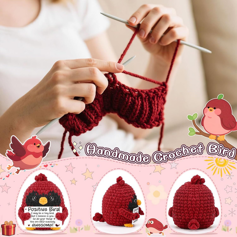 Crochet Doll Manufacturer - OEM/ODM Custom Positive Energy Bird Home Decor