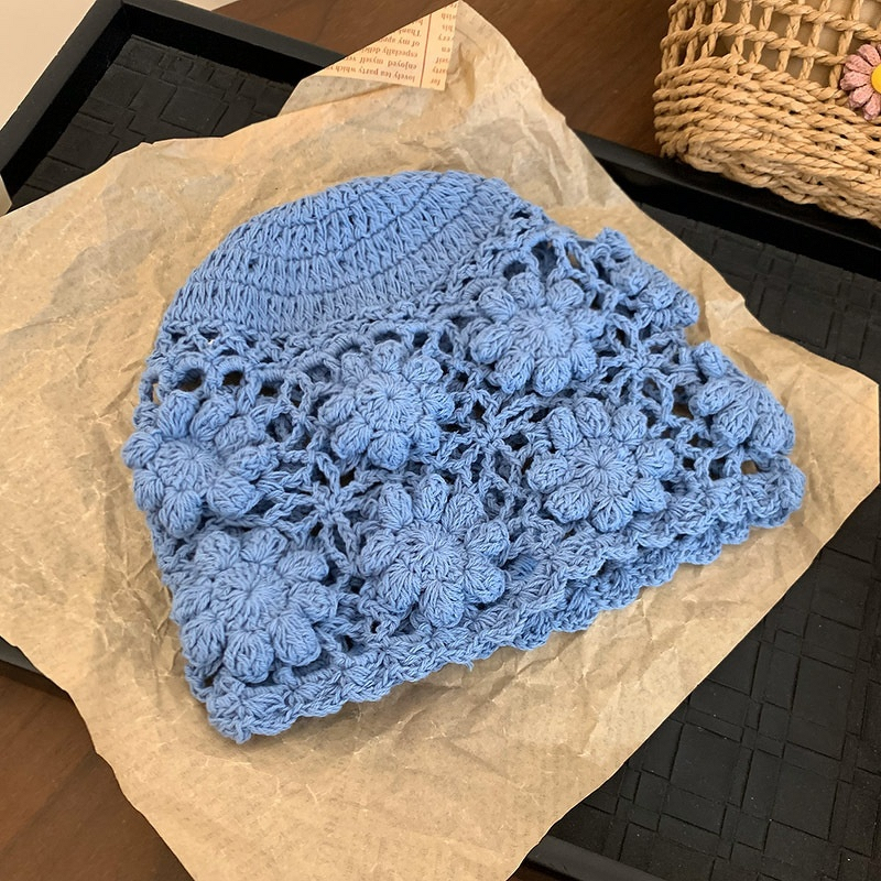 Headscarf Hat Manufacturer - OEM/ODM Custom Women's Retro Hollow Floral