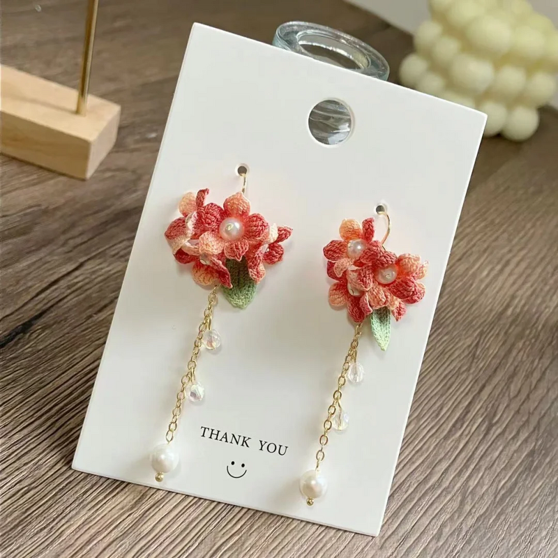 Crochet Earring Manufacturer - OEM/ODM Custom Cotton Flower Micro Hook