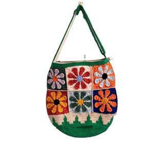 Tote Bag Manufacturer - OEM/ODM Custom Handmade Crochet Flower Embroidery