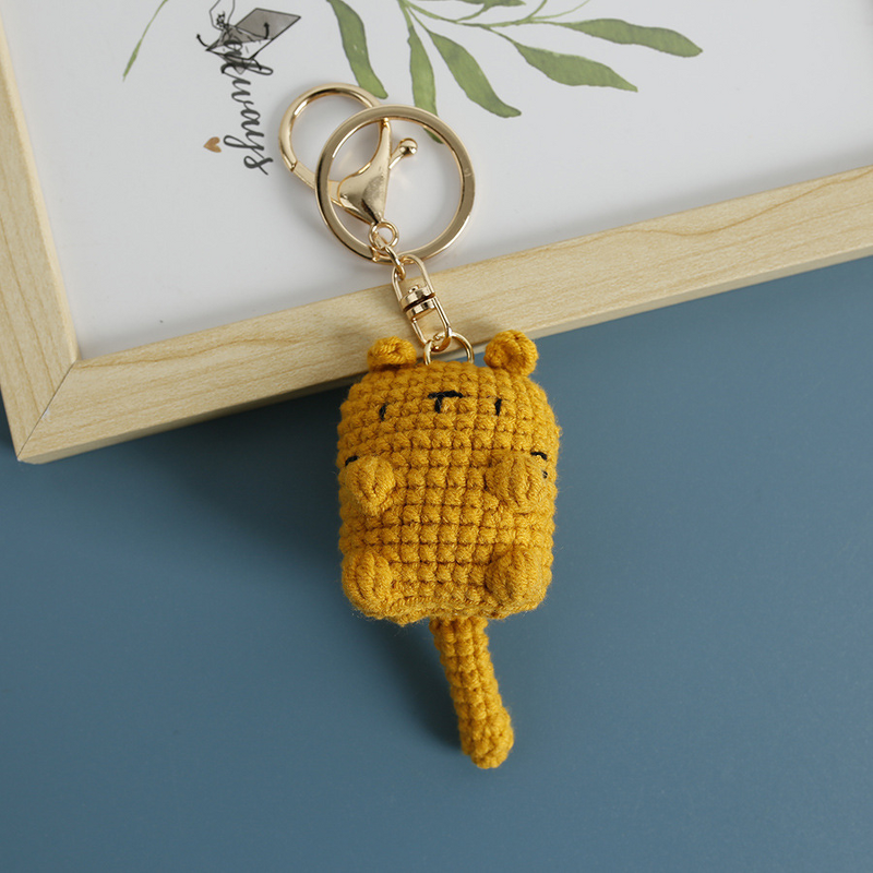 Keychain Manufacturer - OEM/ODM Custom Cute Crocheted Cat Daily Gift