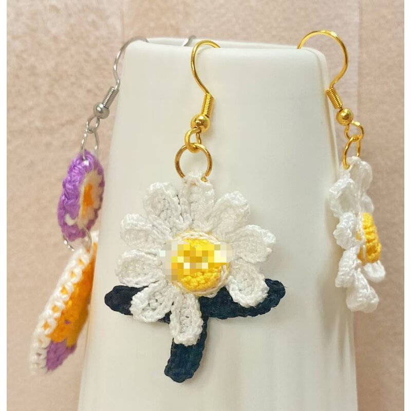 Crochet Earring Manufacturer - OEM/ODM Custom Boho Handcrafted Flower Jewelry