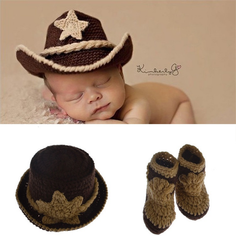 Crochet Costume Manufacturer - OEM/ODM Custom Handmade Cowboy Baby Photo