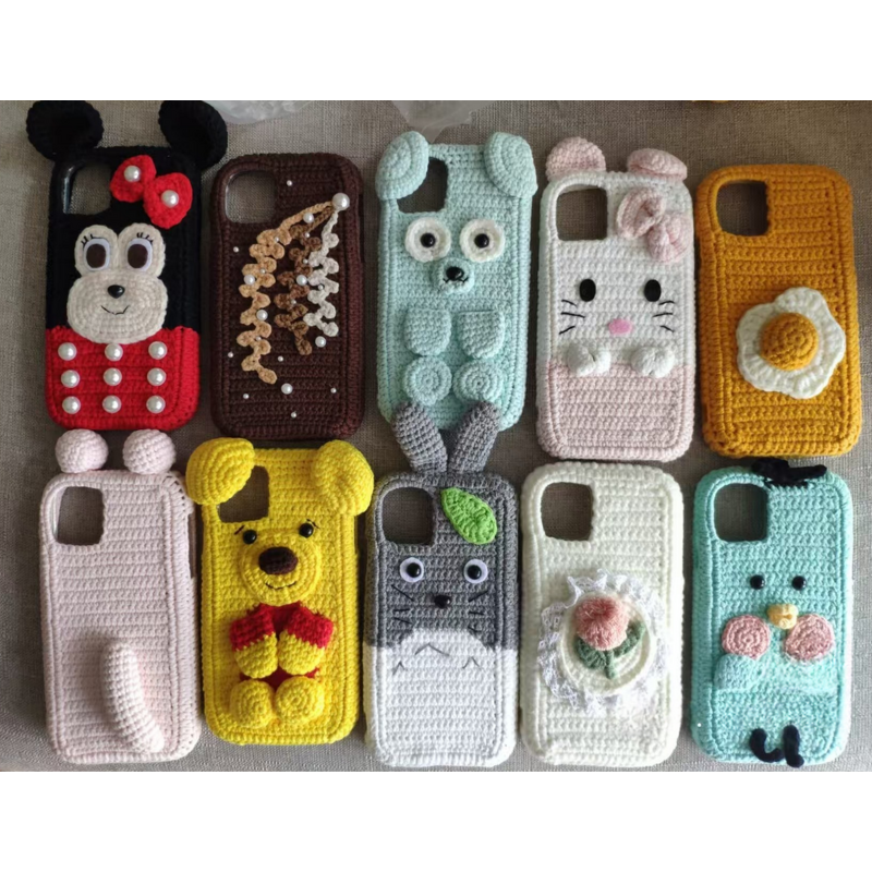 Crochet Decoration Manufacturer - OEM/ODM Custom Portable Mini Phone Decor