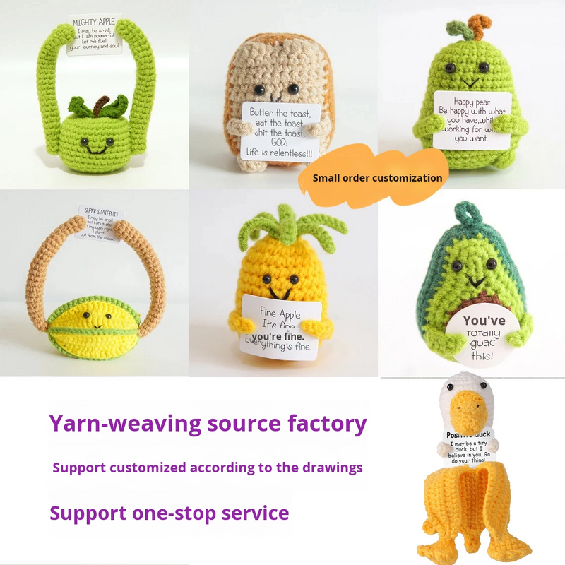 Yarn Toy Manufacturer - OEM/ODM Custom Quirky Expression Tomato Potato