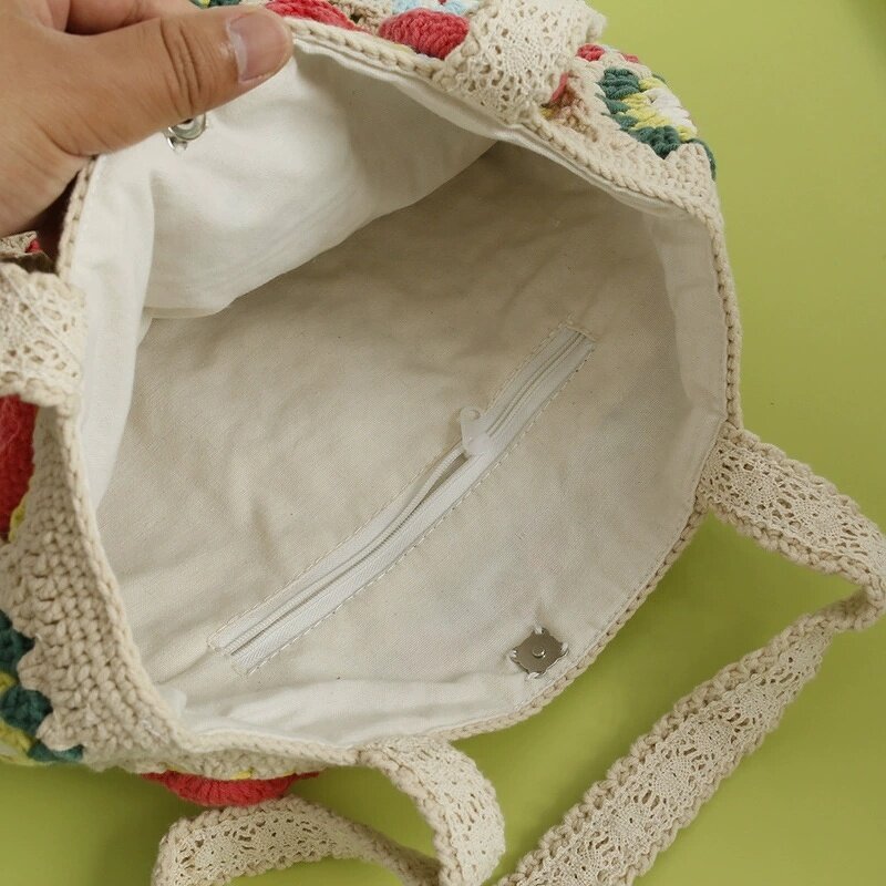 Shoulder Bag Manufacturer - OEM/ODM Custom Handmade Camellia Square Bag