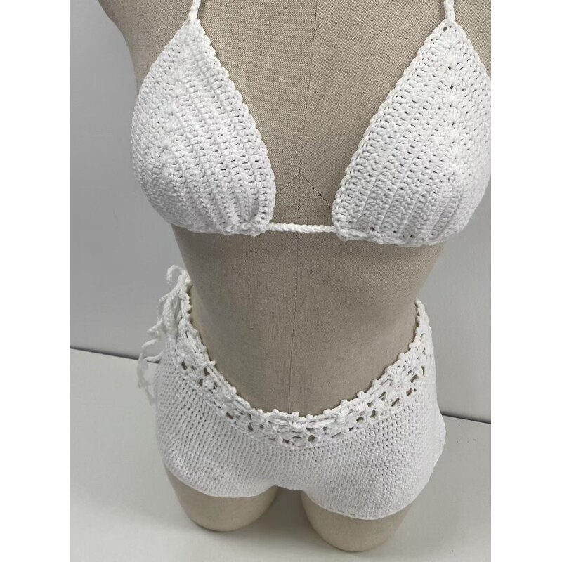 Bikini Top Manufacturer - OEM/ODM Custom Women's Hook Knitted Bikini