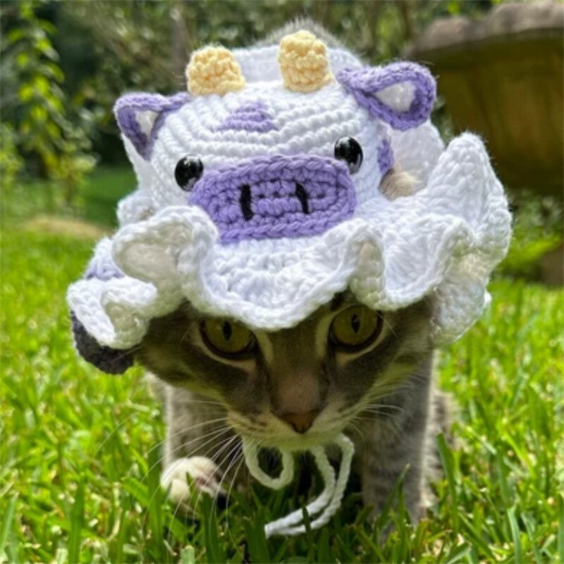 Crochet Hat Manufacturer - OEM/ODM Custom Pet Animal Cat Dog Photo Prop