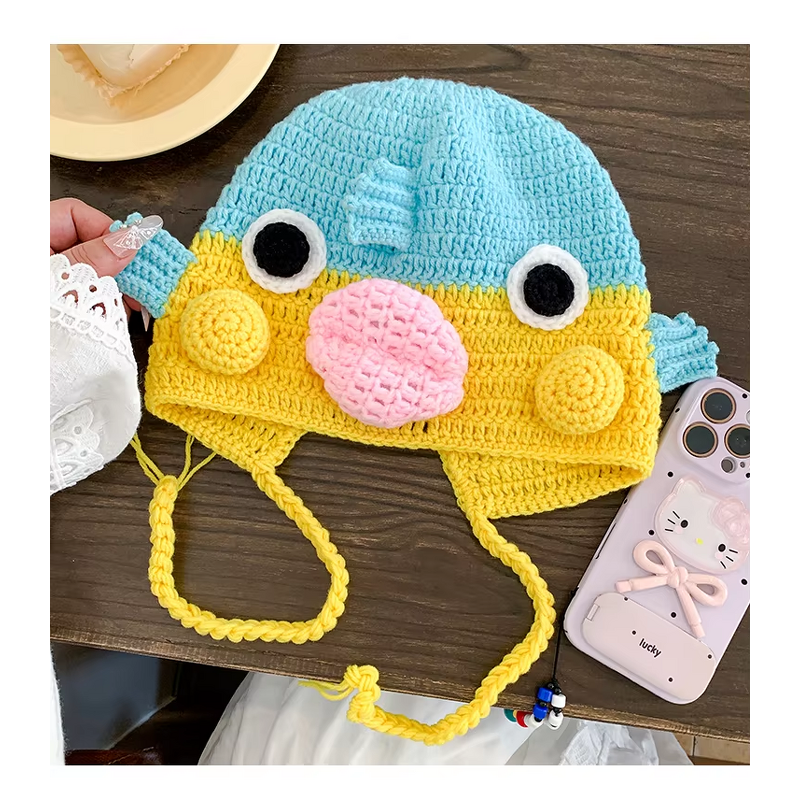 Crochet Hat Manufacturer - OEM/ODM Custom Autumn Winter Cartoon Fish Hat